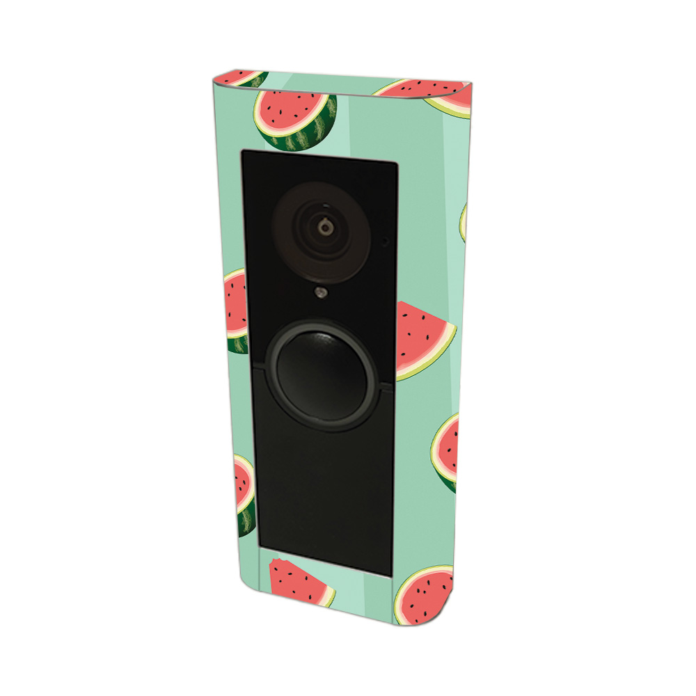 RIVDPR2-Watermelon Patch Skin Compatible with Ring Video Doorbell Pro 2 - Watermelon Patch -  MightySkins