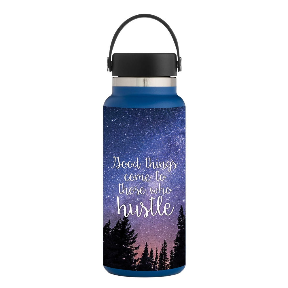 Picture of MightySkins HFWI32-Hustle Skin for Hydro Flask 32 oz Wide Mouth - Hustle