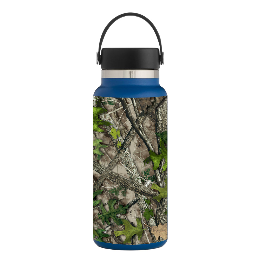 Picture of MightySkins HFWI32-Htc Green Skin for Hydro Flask 32 oz Wide Mouth - HTC Green