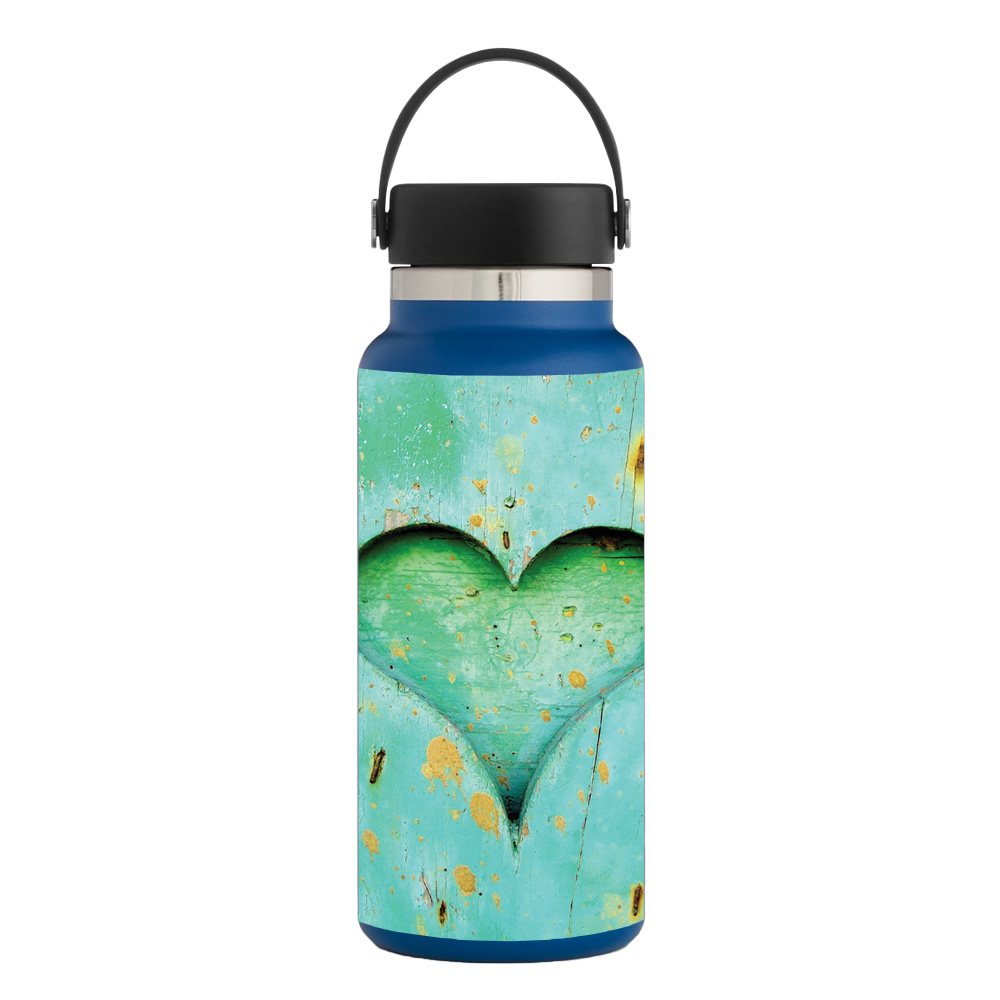 Picture of MightySkins HFWI32-Heartwood Skin for Hydro Flask 32 oz Wide Mouth - Heartwood