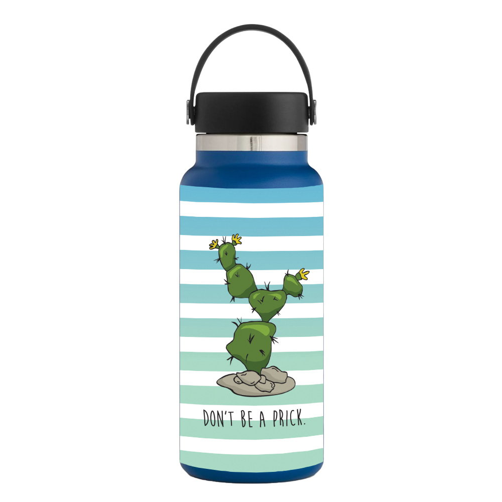 Picture of MightySkins HFWI32-Happy Cactus Skin for Hydro Flask 32 oz Wide Mouth - Happy Cactus