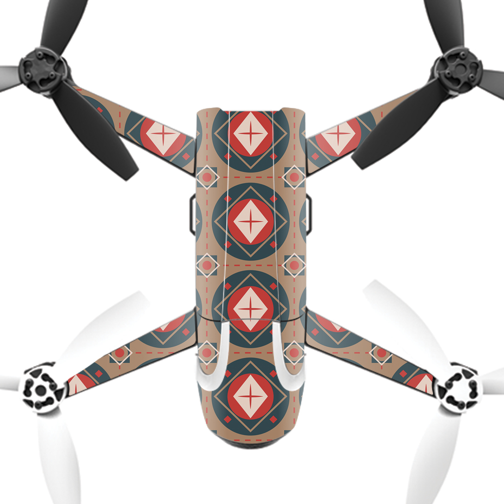 PABEBOP2-2Western Skin Decal Wrap for Parrot Bebop 2 Quadcopter Drone - Western -  MightySkins