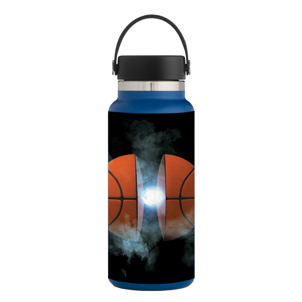 Picture of MightySkins HFWI32-Basketball Orb Skin for Hydro Flask 32 oz Wide Mouth - Basketball Orb