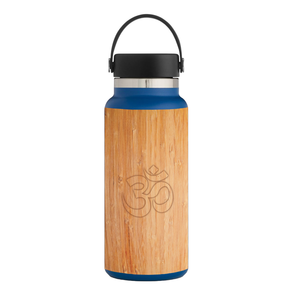 Picture of MightySkins HFWI32-Bamboo Ohm Skin for Hydro Flask 32 oz Wide Mouth - Bamboo Ohm