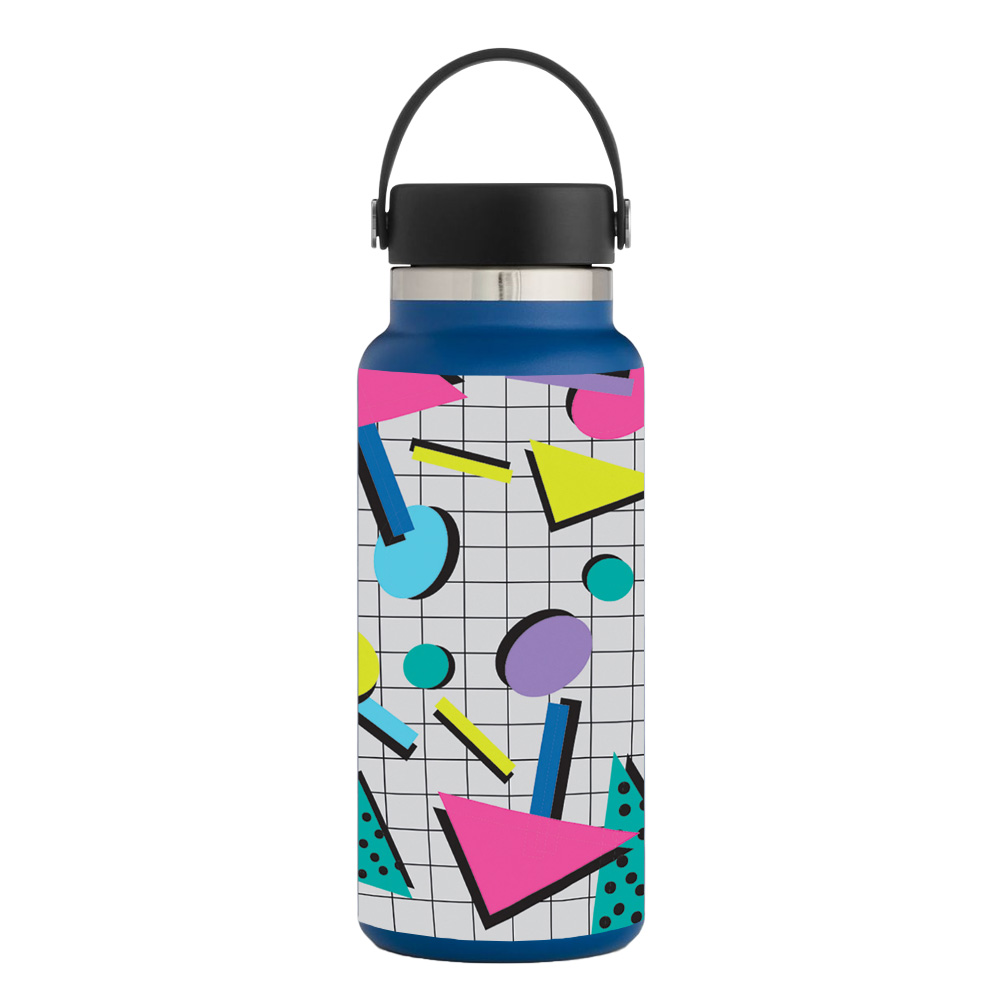 Picture of MightySkins HFWI32-Awesome 80s Skin for Hydro Flask 32 oz Wide Mouth - Awesome 80s