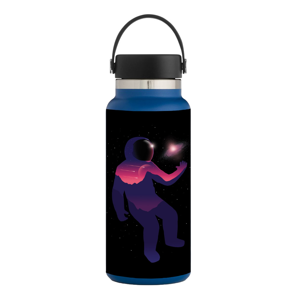Picture of MightySkins HFWI32-Astronaut Skin for Hydro Flask 32 oz Wide Mouth - Astronaut
