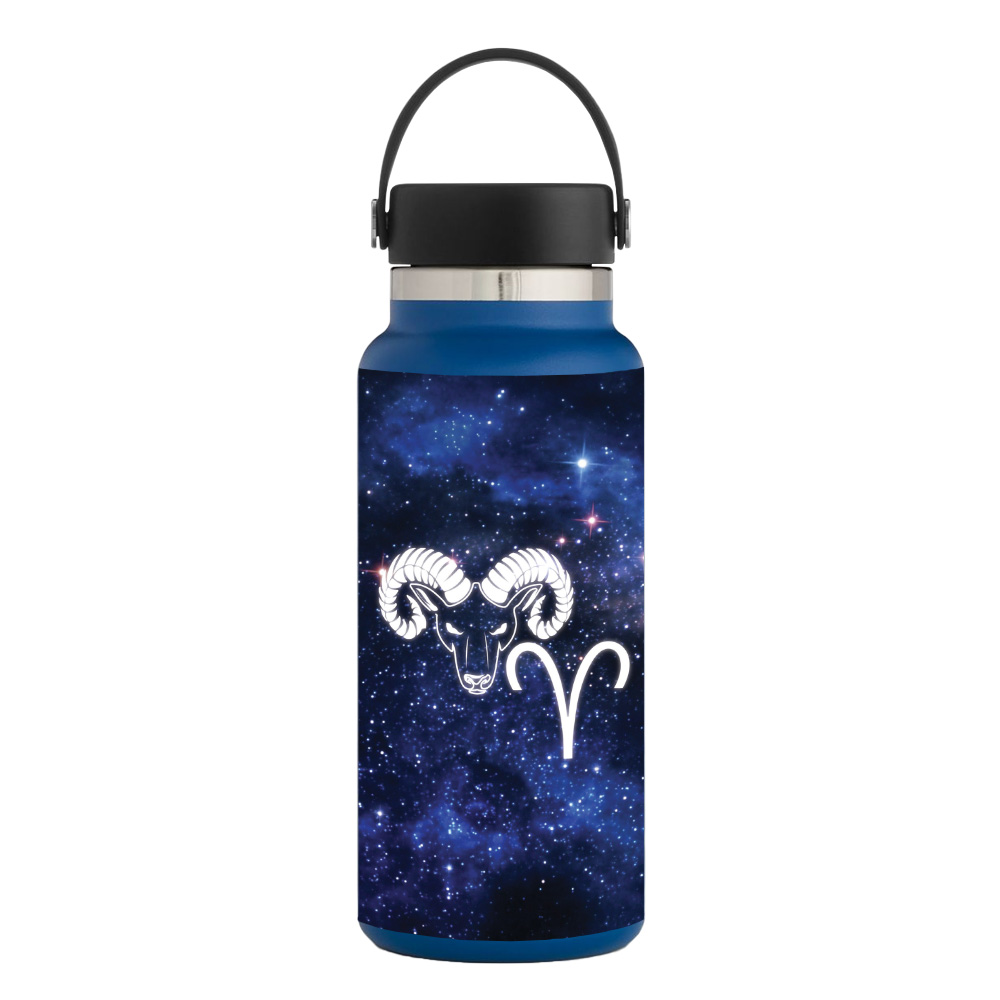 Picture of MightySkins HFWI32-Aries Skin for Hydro Flask 32 oz Wide Mouth - Aries