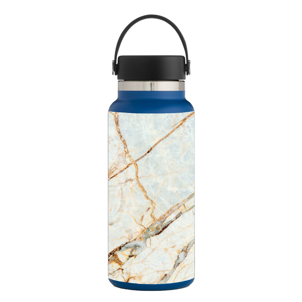 Picture of MightySkins HFWI32-Antique Marble Skin for Hydro Flask 32 oz Wide Mouth - Antique Marble