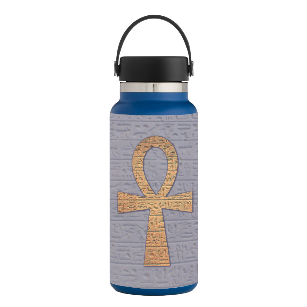 Picture of MightySkins HFWI32-Ankh Skin for Hydro Flask 32 oz Wide Mouth - Ankh