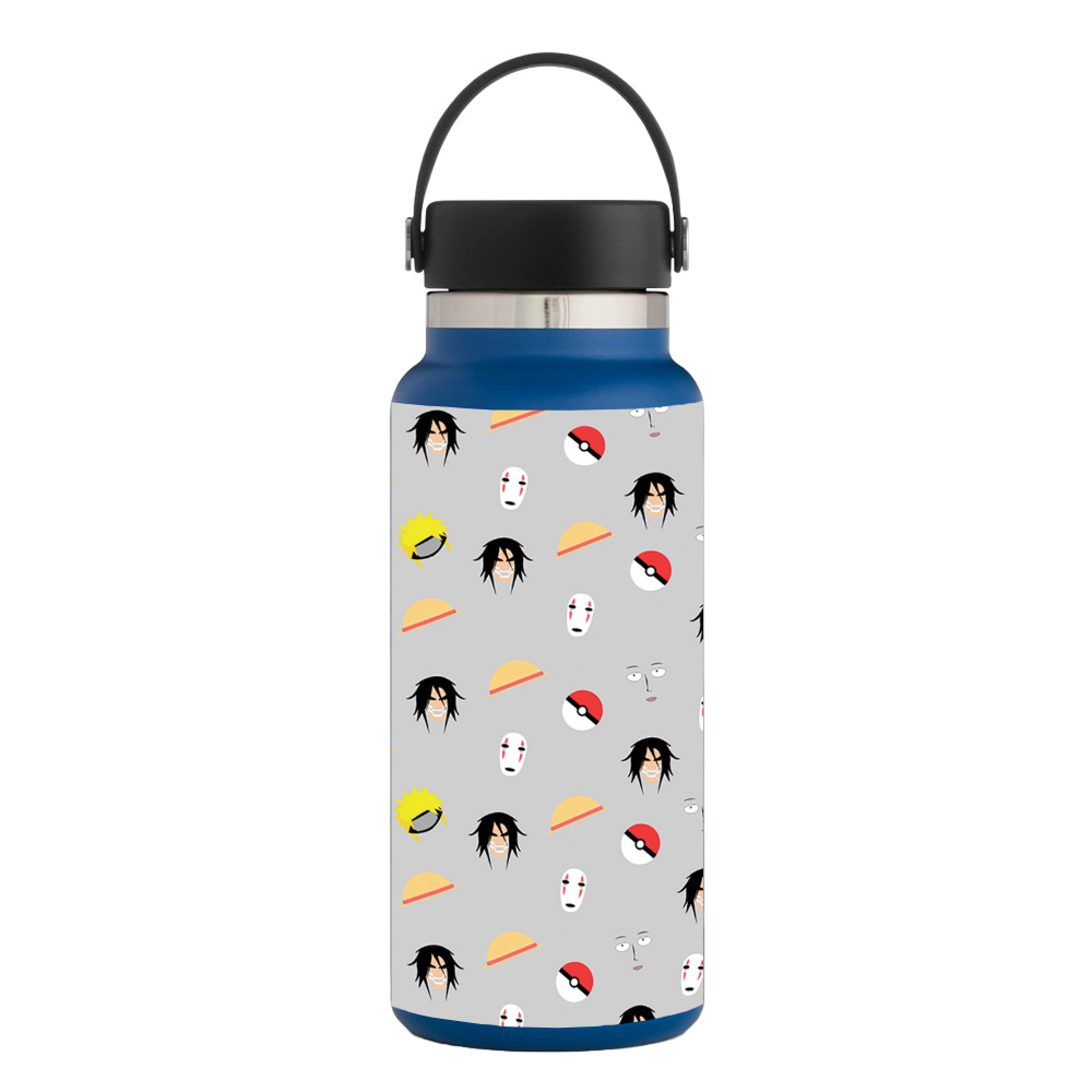 Picture of MightySkins HFWI32-Anime Fan Skin for Hydro Flask 32 oz Wide Mouth - Anime Fan