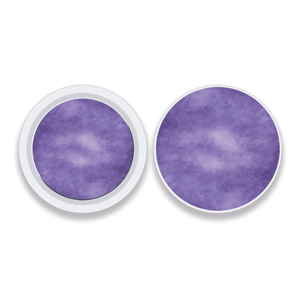 Picture of MightySkins APATAG-Purple Airbrush Skin Compatible with Apple AirTag Original 4 Pack of Skins - Purple Airbrush