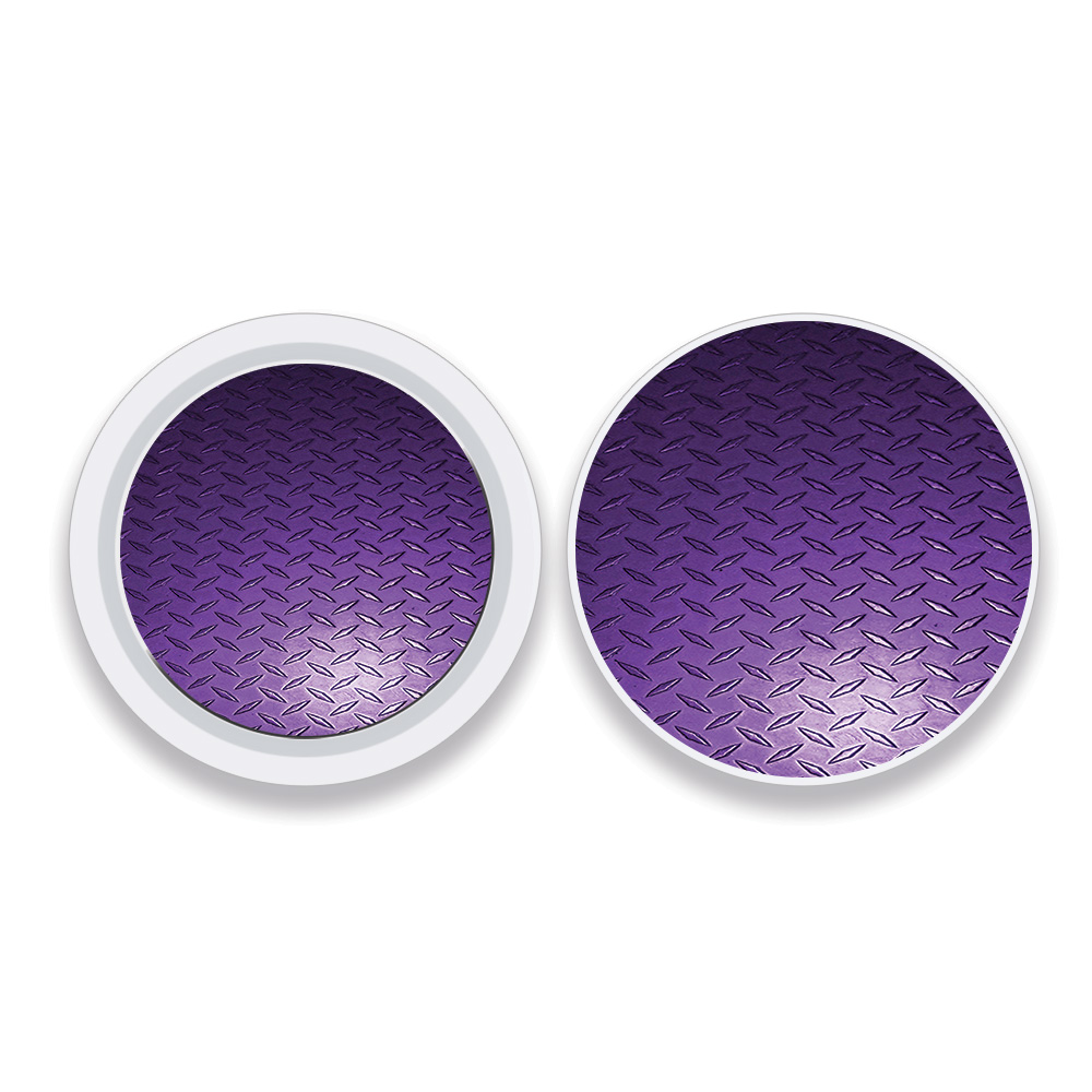 Picture of MightySkins APATAG-Purple Diamond Plate Skin Compatible with Apple AirTag Original 4 Pack of Skins - Purple Diamond Plate