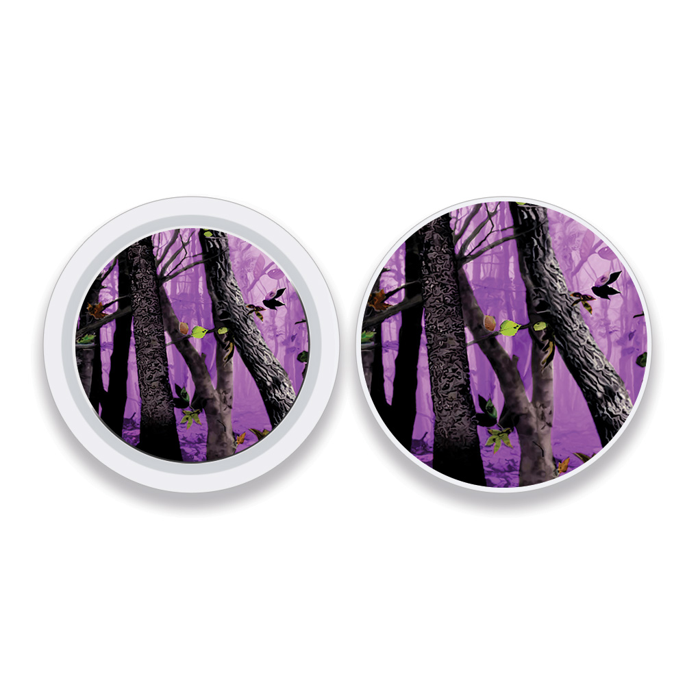 Picture of MightySkins APATAG-Purple Tree Camo Skin Compatible with Apple AirTag Original 4 Pack of Skins - Purple Tree Camo