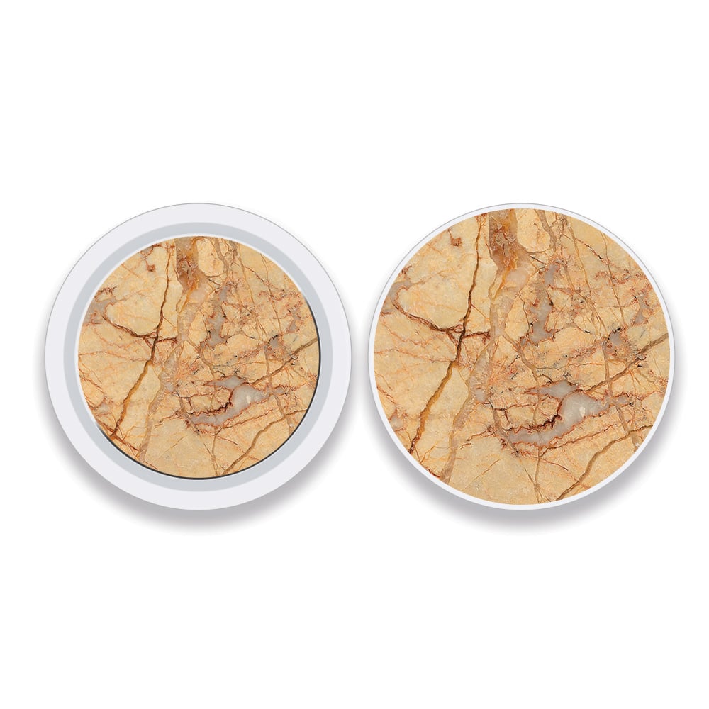 Picture of MightySkins APATAG-Amber Marble Skin Compatible with Apple AirTag Original 4 Pack of Skins - Amber Marble