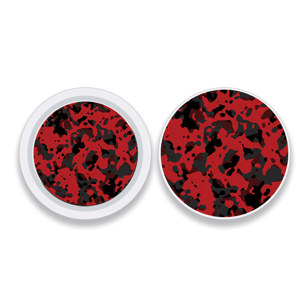 Picture of MightySkins APATAG-Red Modern Camo Skin Compatible with Apple AirTag Original 4 Pack of Skins - Red Modern Camo