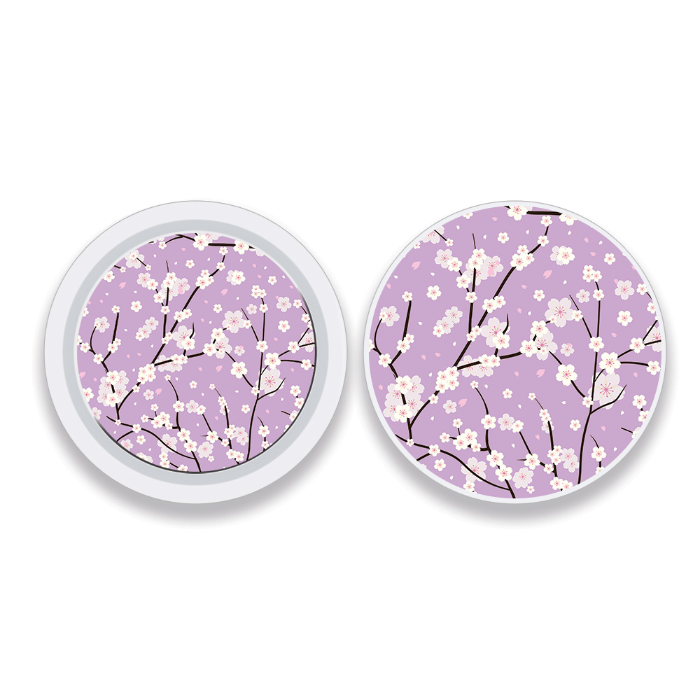 Picture of MightySkins APATAG-Sakura Purple Skin Compatible with Apple AirTag Original 4 Pack of Skins - Sakura Purple