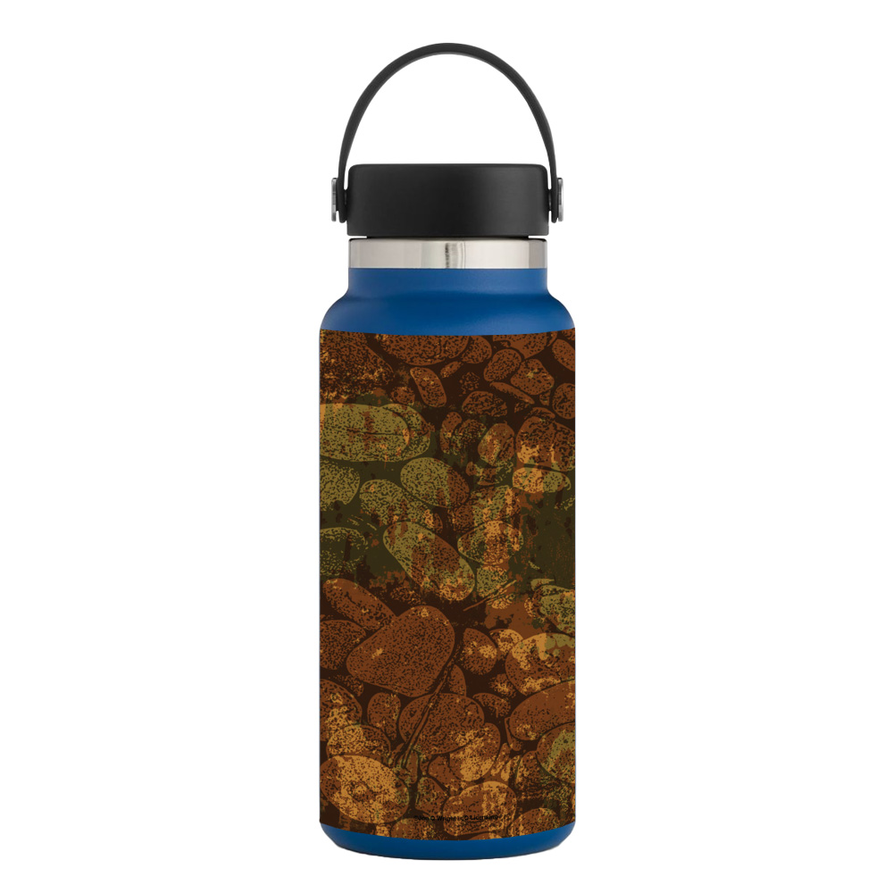 Picture of MightySkins HFWI32-River Stones Skin for Hydro Flask 32 oz Wide Mouth - River Stones
