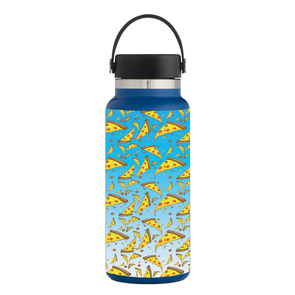 Picture of MightySkins HFWI32-Raining Pizza Skin for Hydro Flask 32 oz Wide Mouth - Raining Pizza