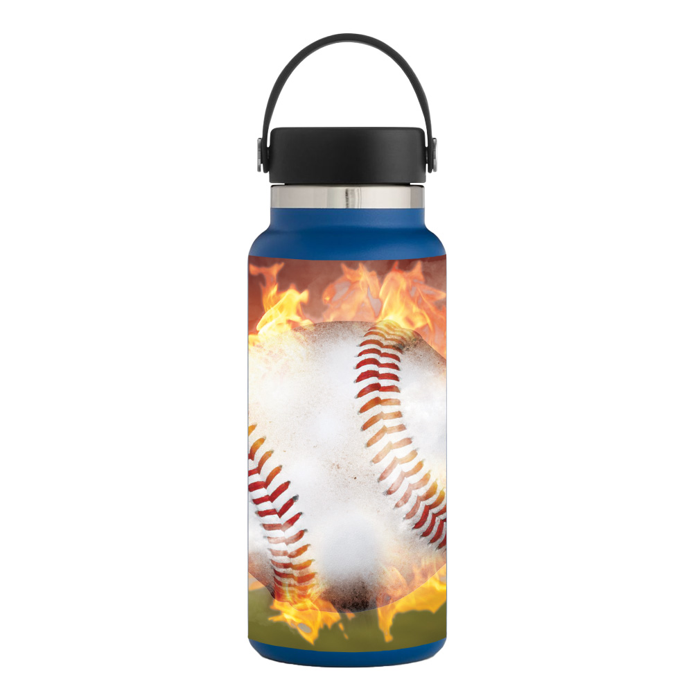 Picture of MightySkins HFWI32-Fastball Skin for Hydro Flask 32 oz Wide Mouth - Fastball
