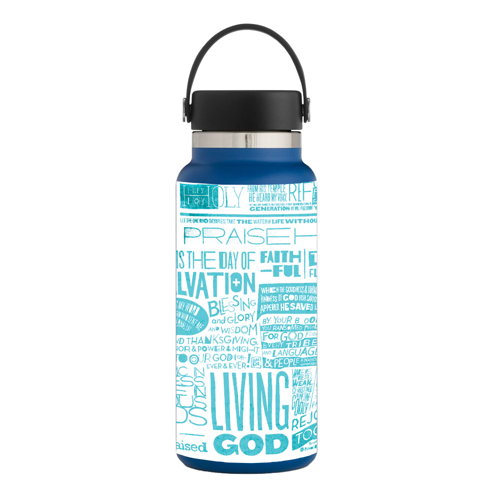 Picture of MightySkins HFWI32-Faith Skin for Hydro Flask 32 oz Wide Mouth - Faith