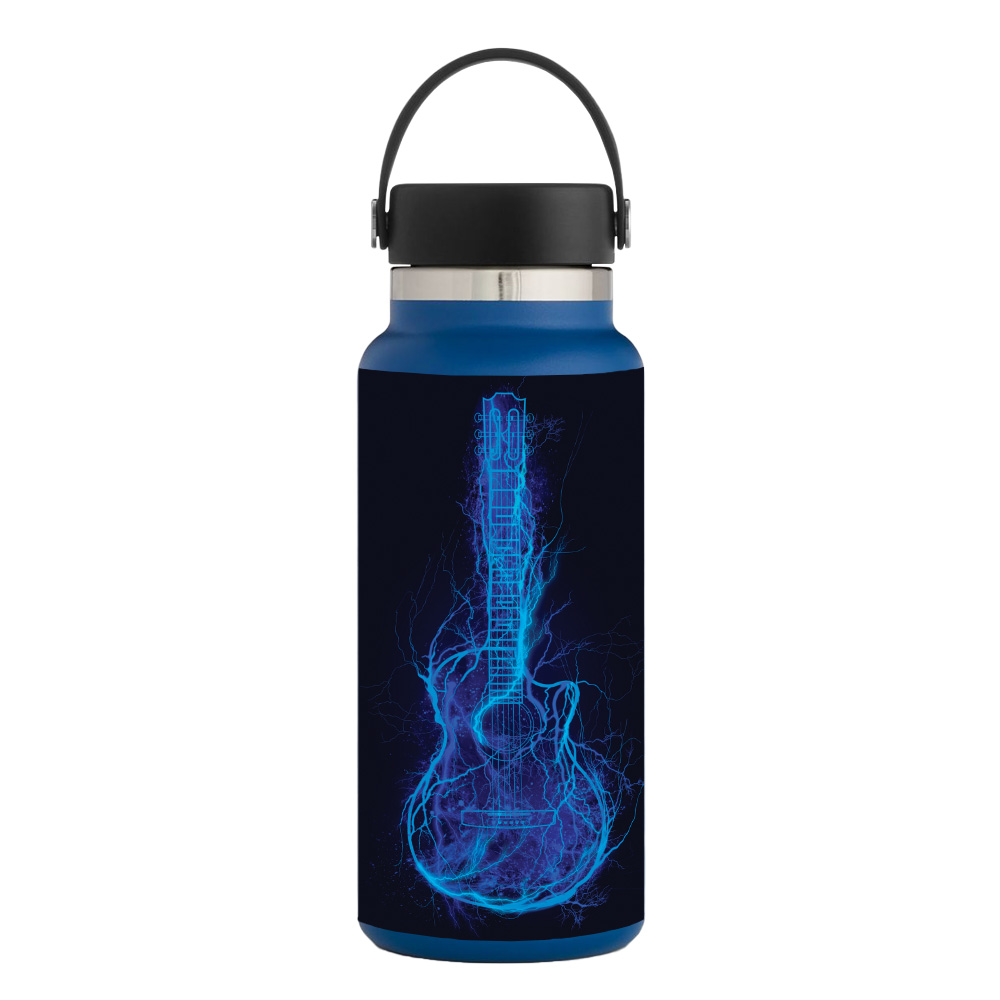 Picture of MightySkins HFWI32-Electric Guitar Skin for Hydro Flask 32 oz Wide Mouth - Electric Guitar