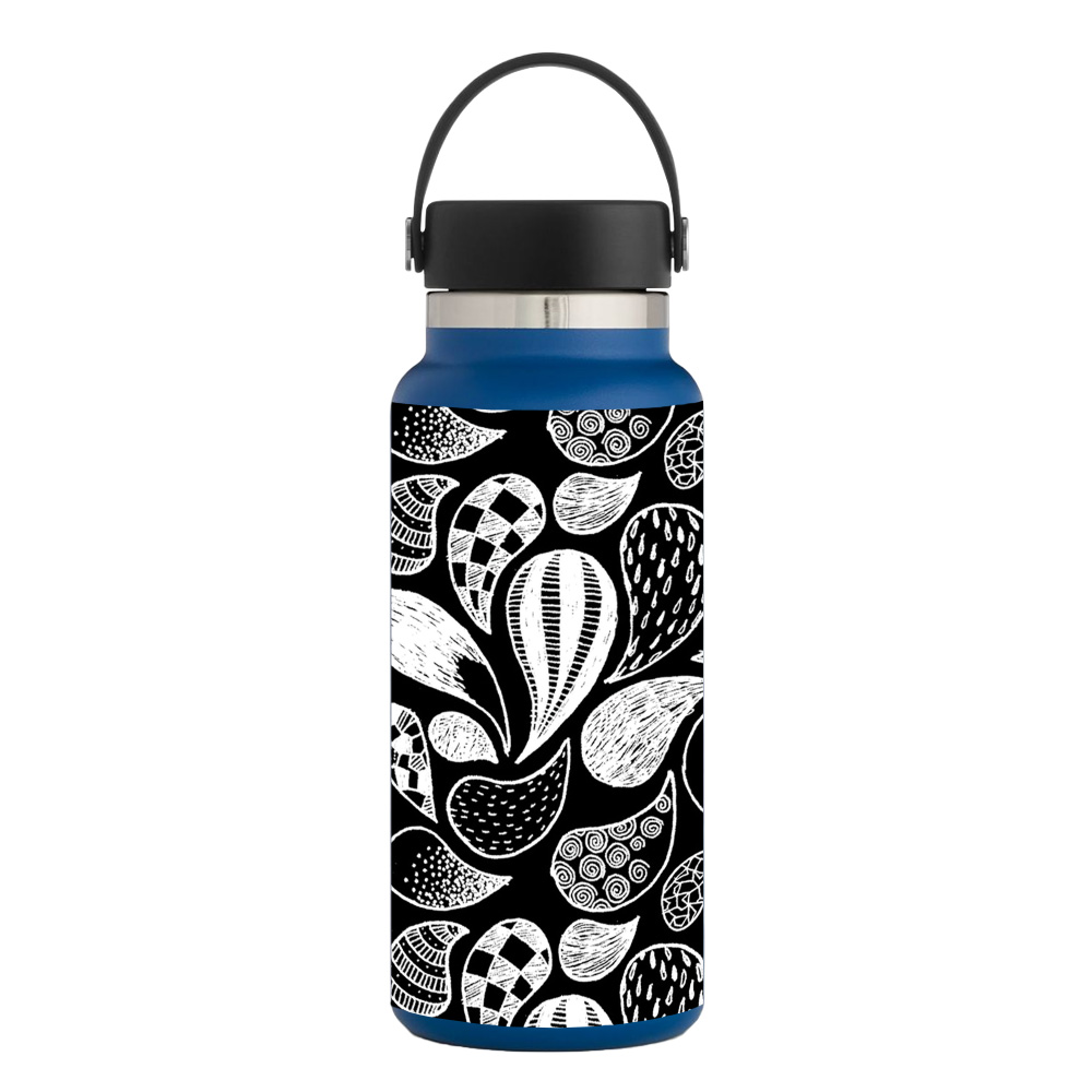 Picture of MightySkins HFWI32-Drops Skin for Hydro Flask 32 oz Wide Mouth - Drops