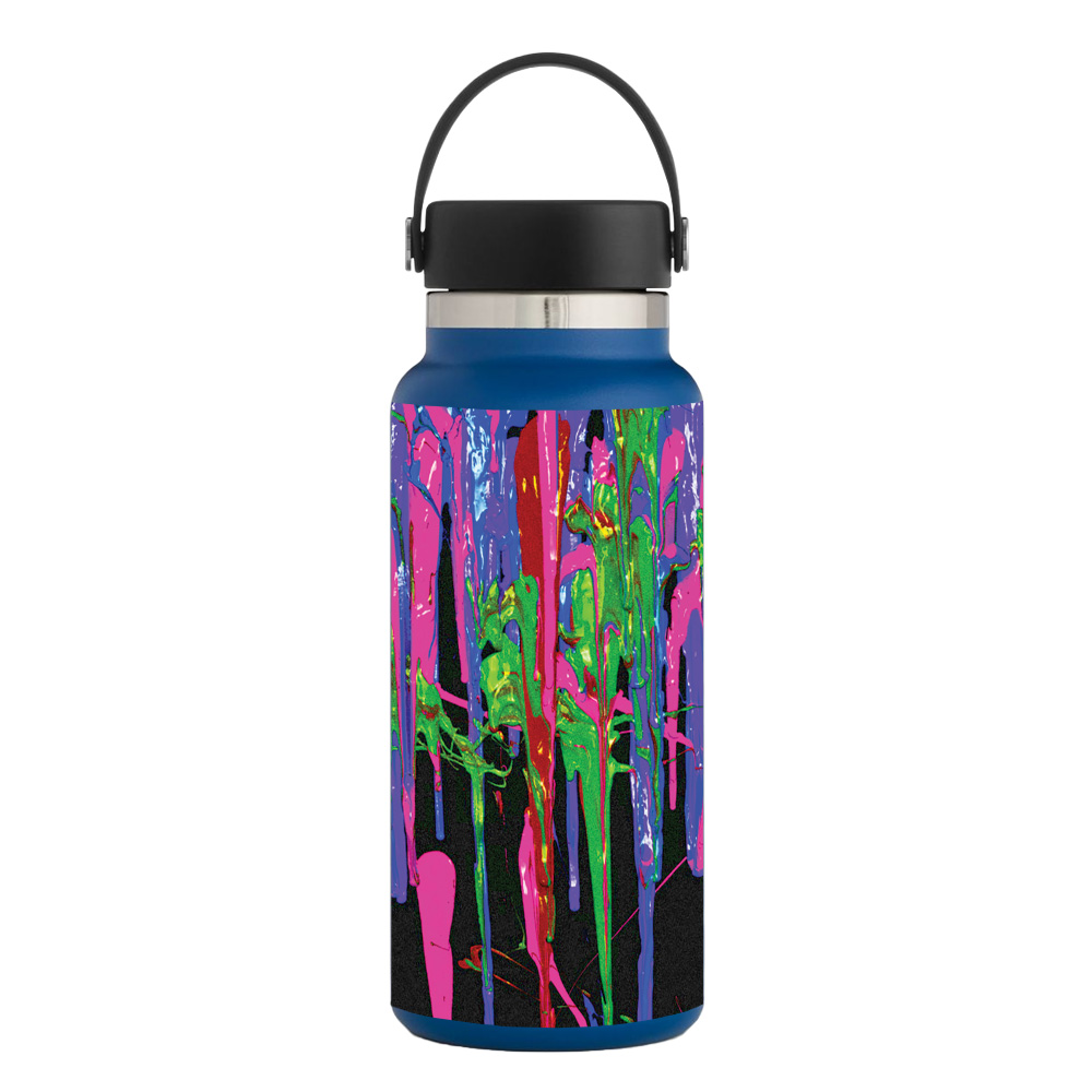 Picture of MightySkins HFWI32-Drips Skin for Hydro Flask 32 oz Wide Mouth - Drips