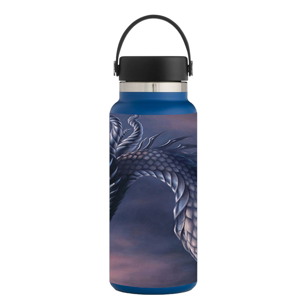 Picture of MightySkins HFWI32-Dragon Fantasy Skin for Hydro Flask 32 oz Wide Mouth - Dragon Fantasy