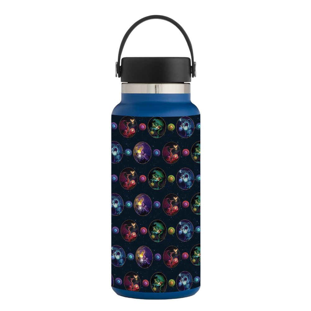 Picture of MightySkins HFWI32-Dragon Eggs Skin for Hydro Flask 32 oz Wide Mouth - Dragon Eggs