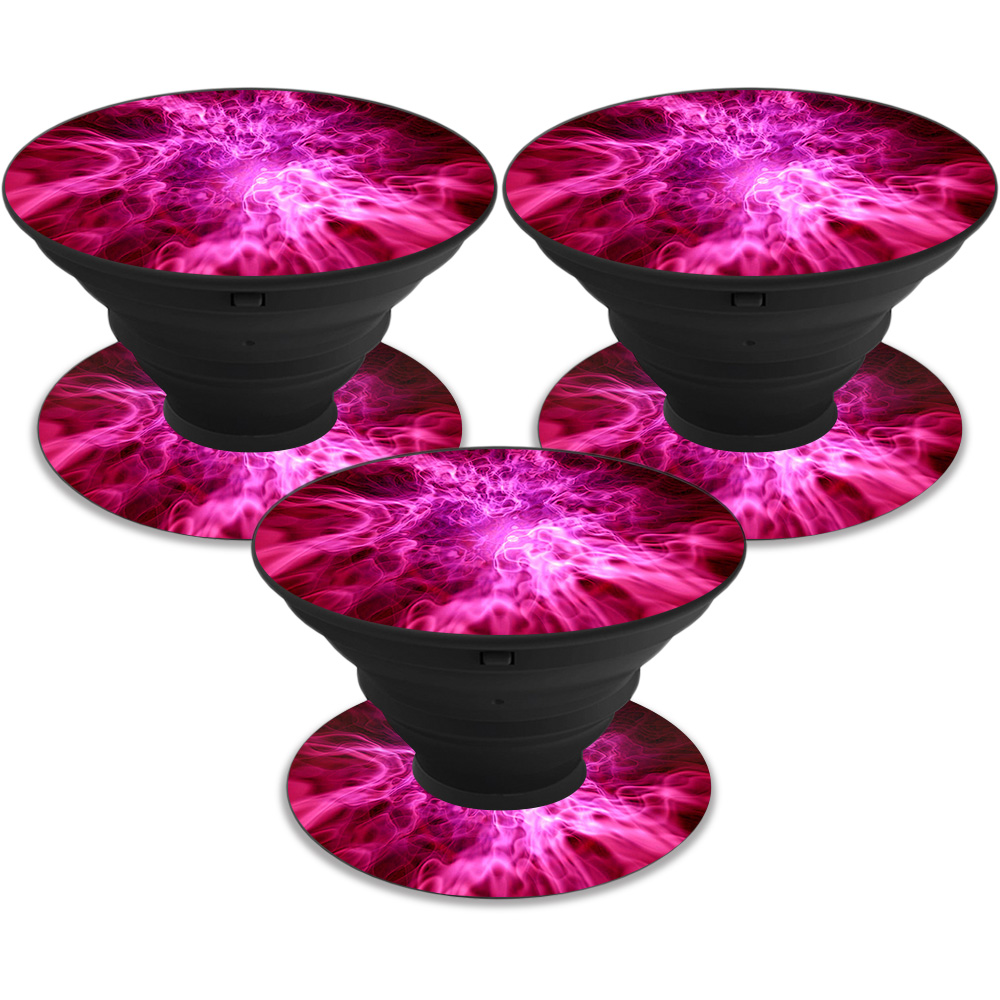 POSOCK-Red Mystic Flames Skin Decal Wrap for Pop Sockets Sticker - Pack of 3 - Red Mystic Flames -  MightySkins