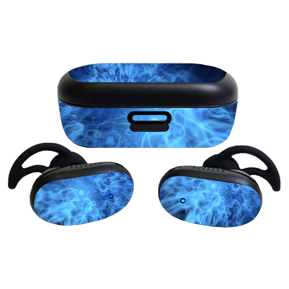 BOQCNCEAR-Blue Mystic Flames Skin for Bose QuietComfort Earbuds 2020 - Blue Mystic Flames -  MightySkins