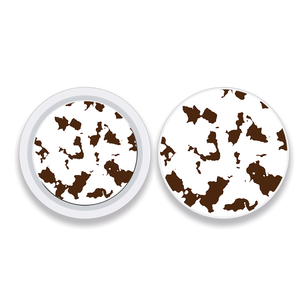 Picture of MightySkins APATAG-Brown Cow Skin Compatible with Apple AirTag Original 4 Pack of Skins - Brown Cow