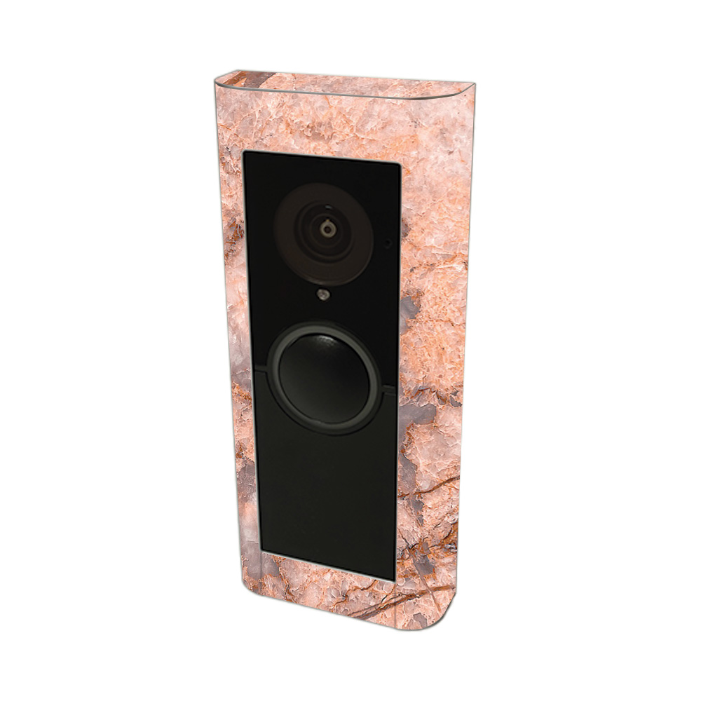 RIVDPR2-Blush Marble Skin Compatible with Ring Video Doorbell Pro 2 - Blush Marble -  MightySkins