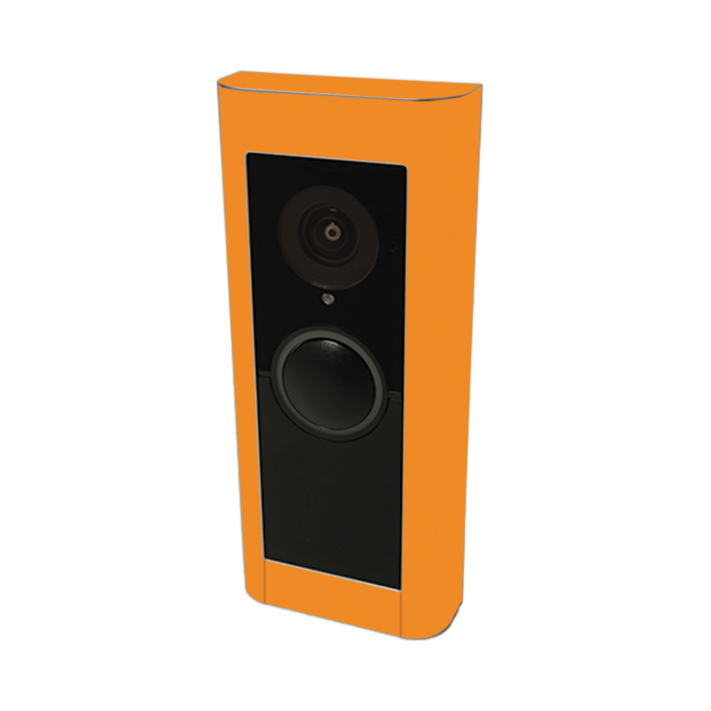 RIVDPR2-Solid Orange Skin Compatible with Ring Video Doorbell Pro 2 - Solid Orange -  MightySkins