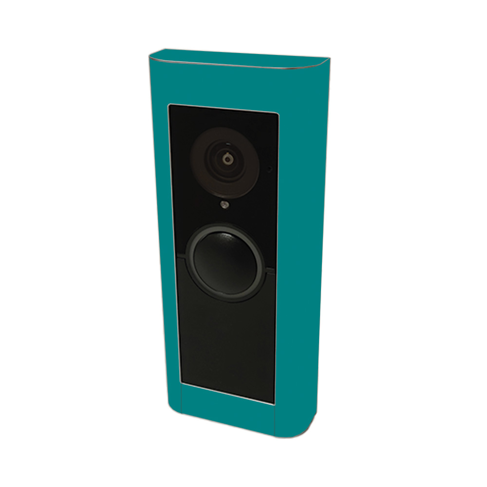 RIVDPR2-Solid Teal Skin Compatible with Ring Video Doorbell Pro 2 - Solid Teal -  MightySkins