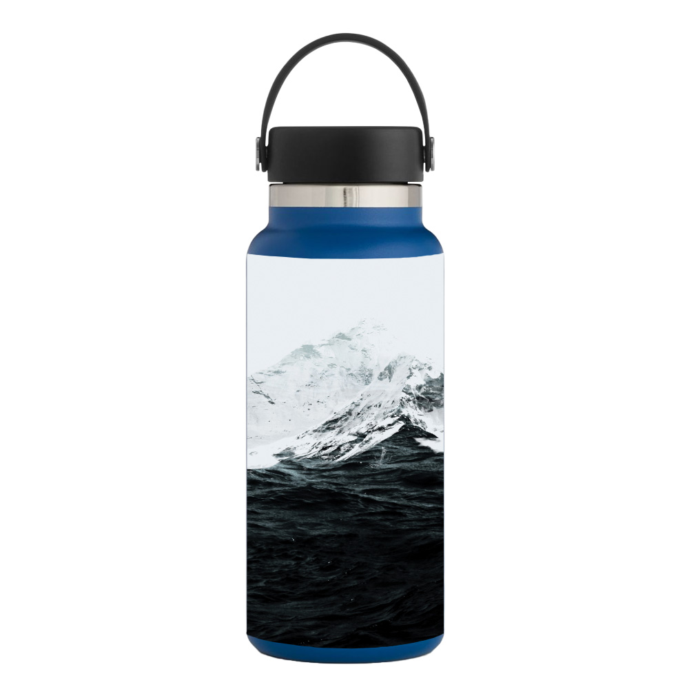 Picture of MightySkins HFWI32-Mountain Waves Skin for Hydro Flask 32 oz Wide Mouth - Mountain Waves