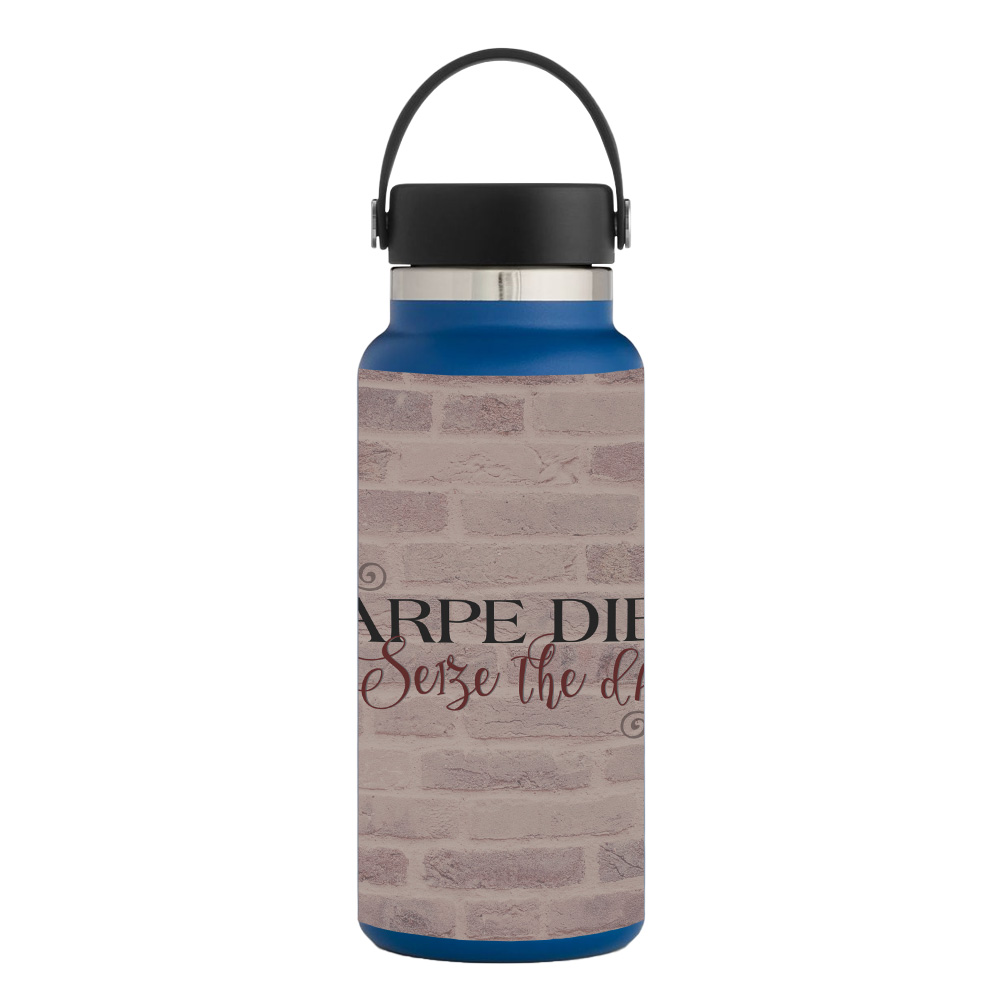 Picture of MightySkins HFWI32-Carpe Diem Skin for Hydro Flask 32 oz Wide Mouth - Carpe Diem