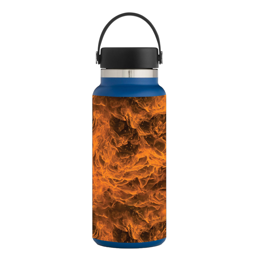 Picture of MightySkins HFWI32-Burning Up Skin for Hydro Flask 32 oz Wide Mouth - Burning Up