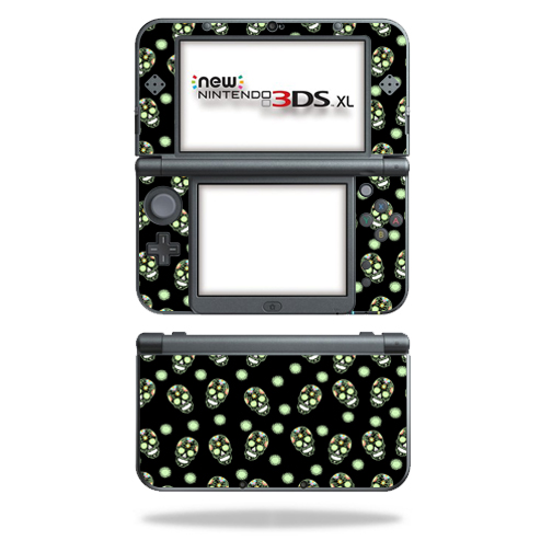 MightySkins NI3DSXL2-Glowing Skulls