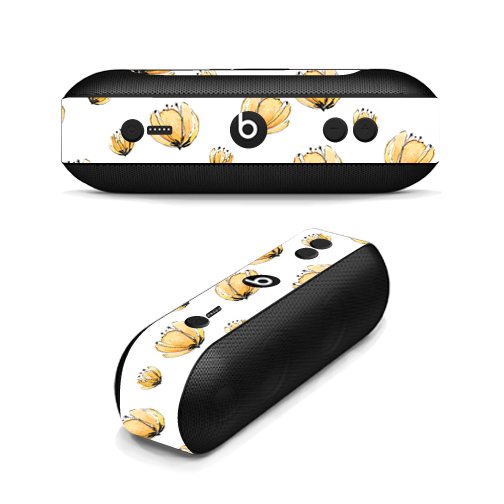 BEPILLPL-Yellow Poppy Skin Decal Wrap for Beats by Dr. Dre Beats Pill Plus - Yellow Poppy -  MightySkins