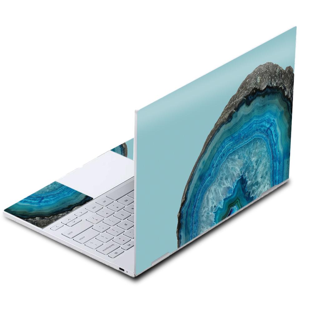 CF-GOPIXB-Blue Agate Carbon Fiber Skin Decal Wrap for Google Pixelbook Sticker - Blue Agate -  MightySkins