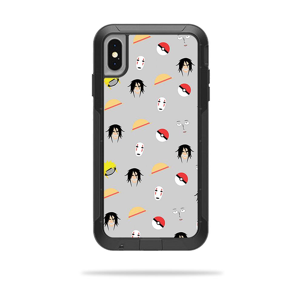 OTPIPXSM-Anime Fan Skin Decal Wrap for OtterBox Pursuit iPhone XS Max Case Sticker - Anime Fan -  MightySkins