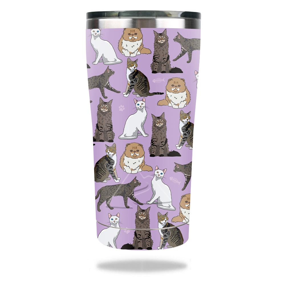 Picture of MightySkins OZTUM2017-Cat Chaos Skin Decal Wrap for Ozark Trail 20 oz Tumbler 2017 - Cat Chaos