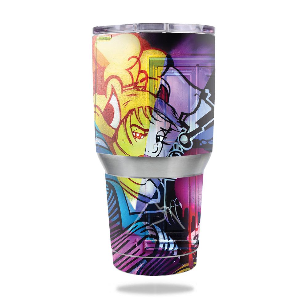 Picture of MightySkins OZTUM30-Midnight Mischief Skin Decal Wrap for Ozark Trail 30 oz Tumbler - Midnight Mischief