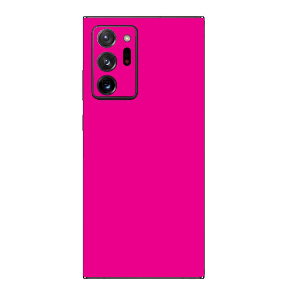 CF-SAGNO20UL-Solid Hot Pink Carbon Fiber Skin Decal Wrap for Samsung Galaxy Note 20 Ultra 5G Sticker - Solid Hot Pink -  MightySkins