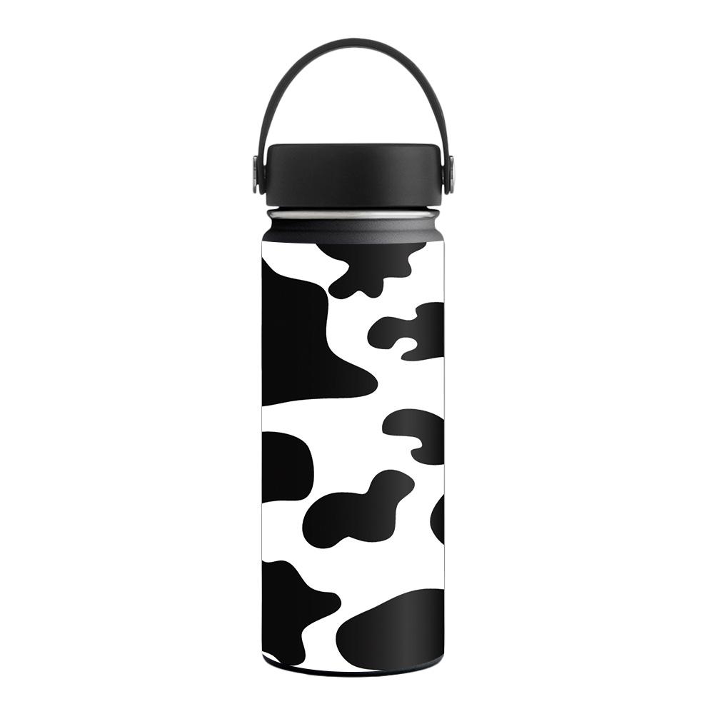 Picture of MightySkins HFWI18-Cow Print Skin Decal Wrap for Hydro Flask 18 oz Wide Mouth Sticker - Cow Print