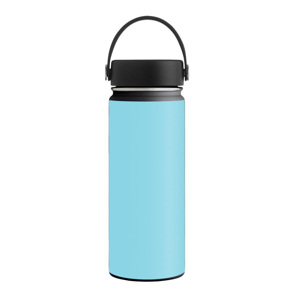 Picture of MightySkins HFWI18-Solid Baby Blue Skin Decal Wrap for Hydro Flask 18 oz Wide Mouth Sticker - Solid Baby Blue