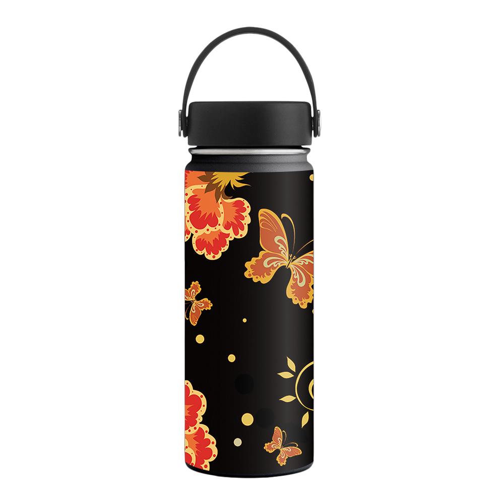 Picture of MightySkins CF-HFWI18-Flower Dream Carbon Fiber Skin for Hydro Flask 18 oz Wide Mouth Sticker - Flower Dream