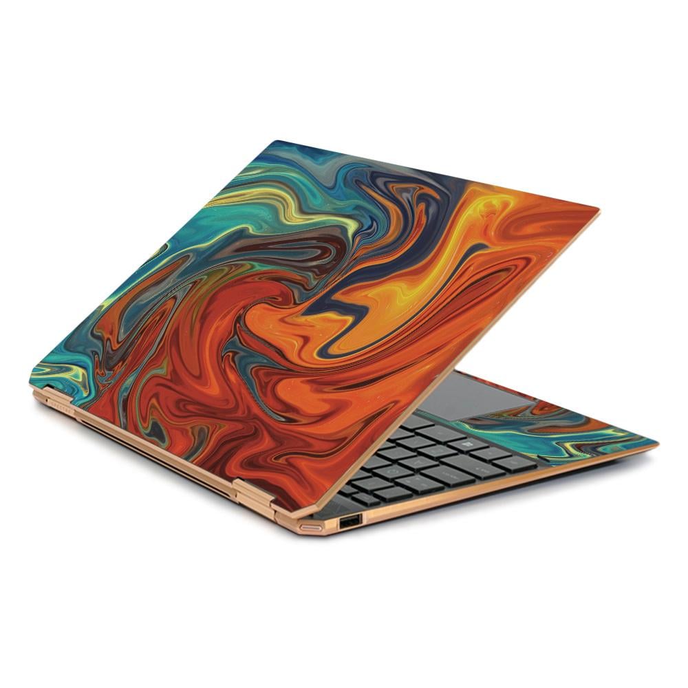 CF-HPS3601319-Lava Water Carbon Fiber Skin Decal Wrap for HP Spectre X360 13.3 in. Gem-Cut 2019 Sticker - Lava Water -  MightySkins