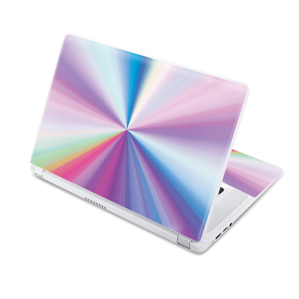 CF-ACCR15-Rainbow Zoom Carbon Fiber Skin Decal Wrap for Acer Chromebook 15 15.6 in. 2017 - Rainbow Zoom -  MightySkins